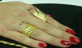 Anel banho ouro